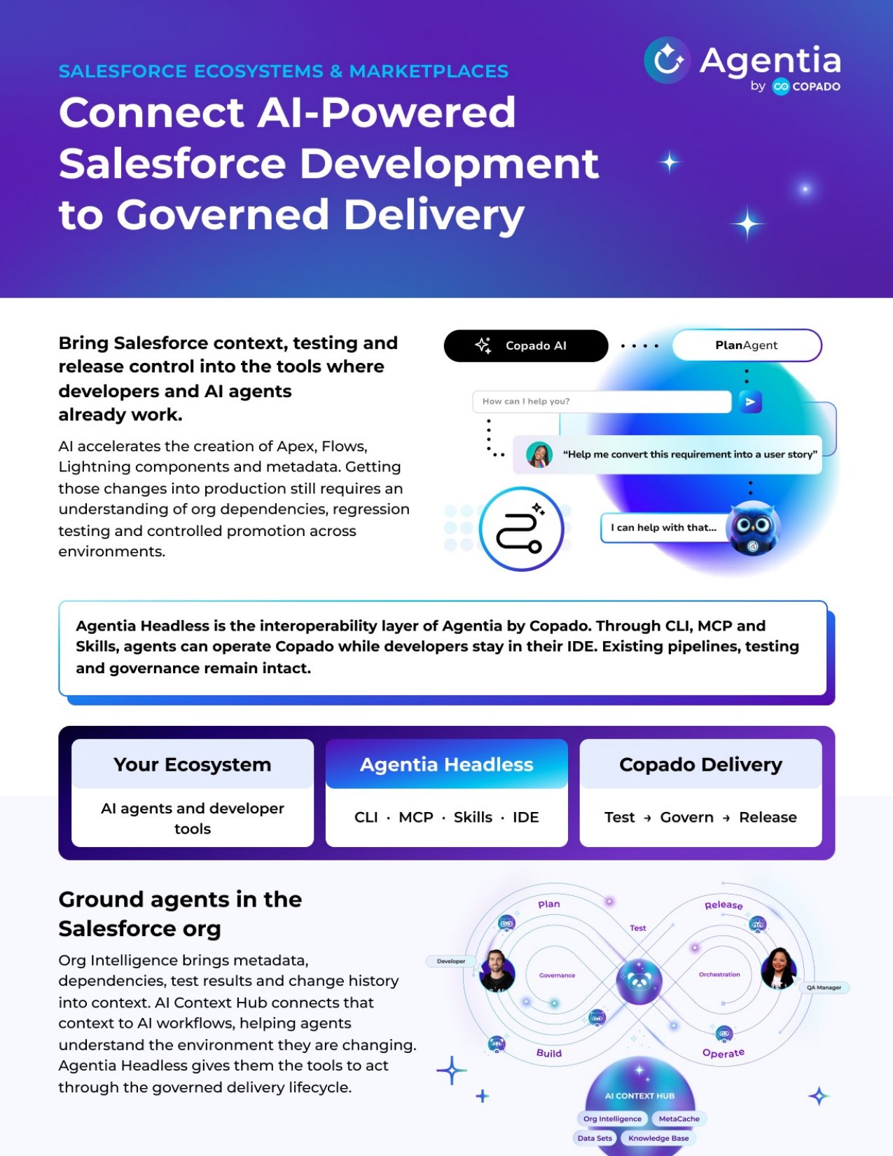 Preview of the Agentia Headless Salesforce Ecosystems datasheet